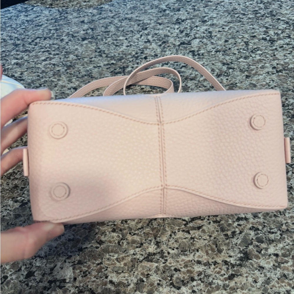 Tiffany & Co. Light Pink Crossbody Bag with Silver Chain - Picture 2 of 5
